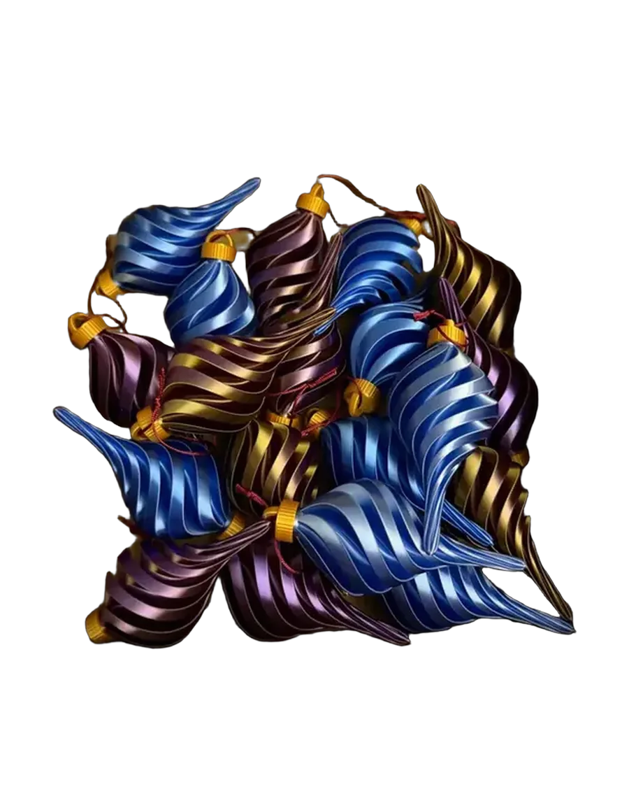 Adorno espiral para el árbol