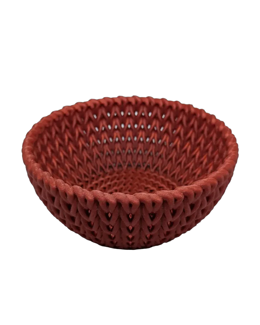 Bowl con textura tejida