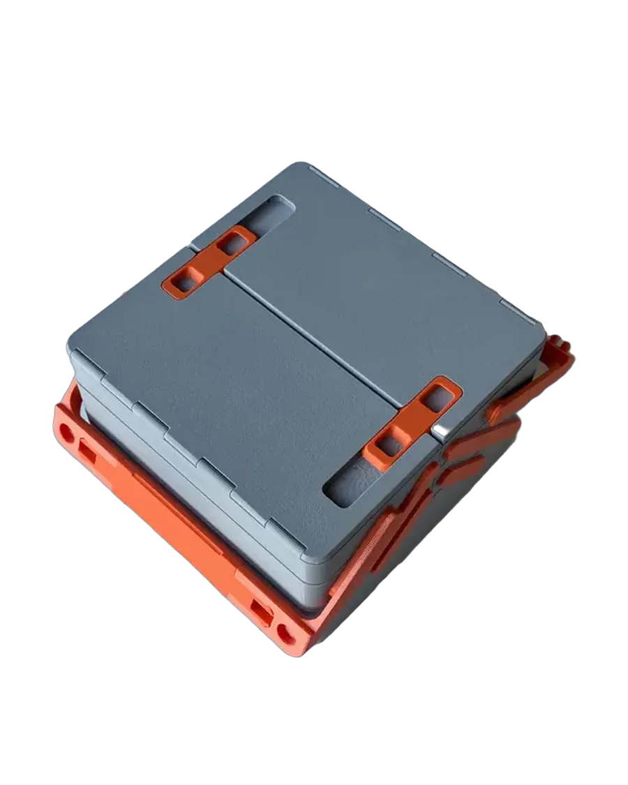 Caja de costura con bandejas