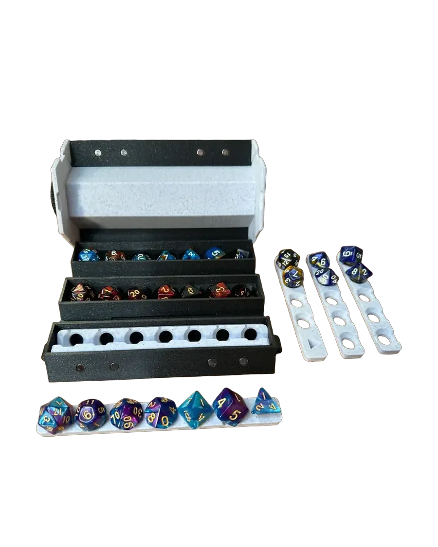 Caja enrollable para dados