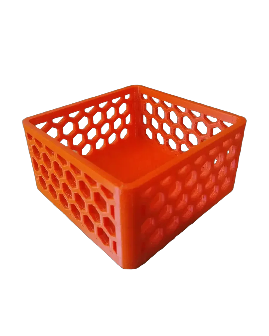 Canasto calado hexagonal