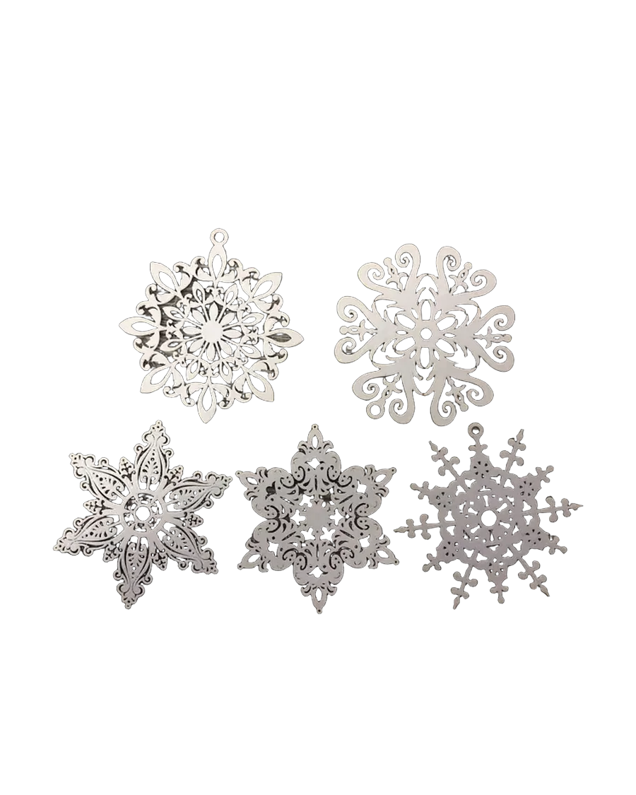 Copos de nieve calados