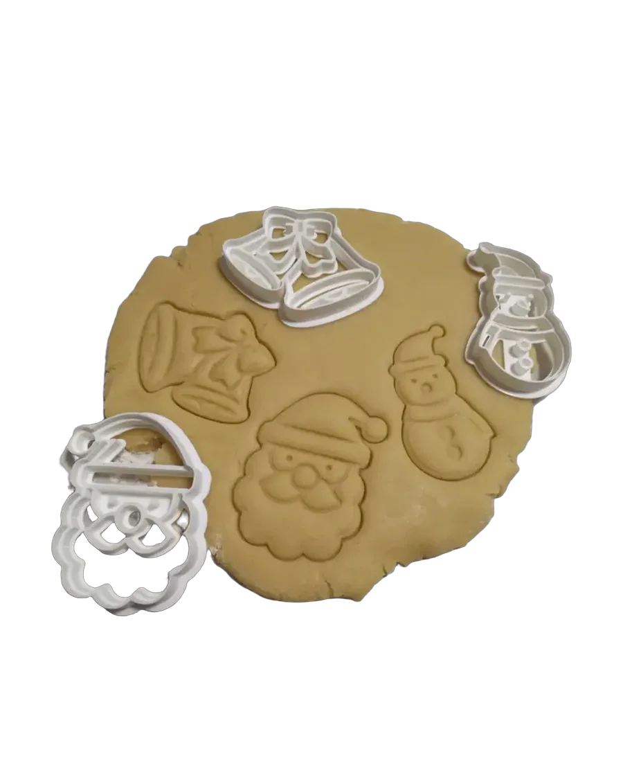 Cortantes de galletitas navideños