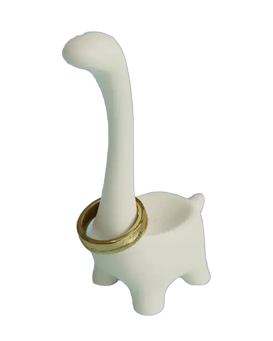 Dinosaurio porta anillos