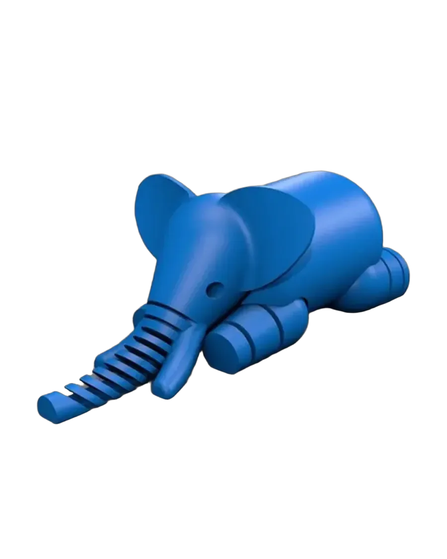 Elefante echado