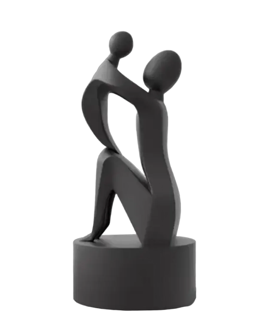 Escultura madre e hijo