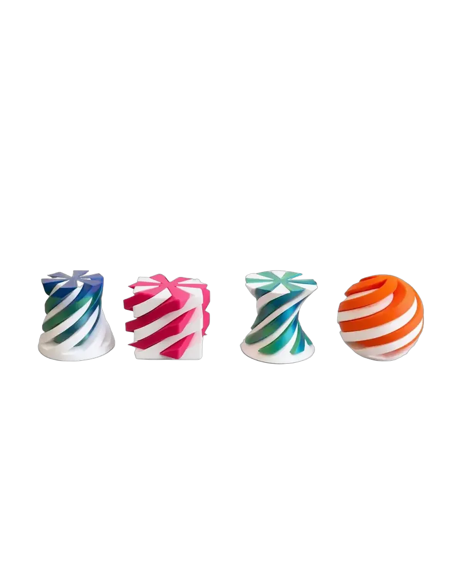 Fidgets espirales encastrables