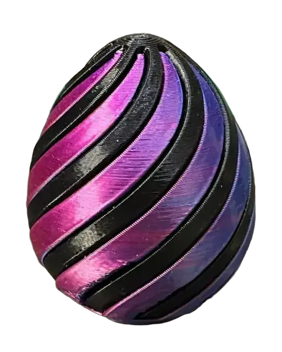 Huevo fidget en espiral
