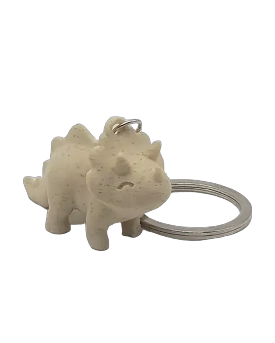 Llavero de triceratops