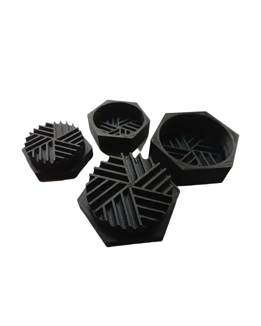 Moledor de hierbas hexagonal