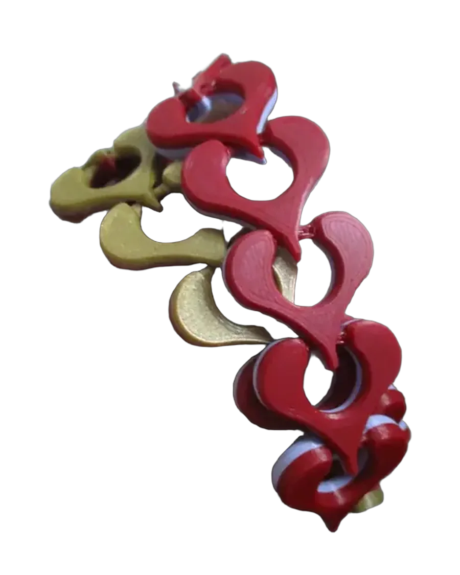 Pulsera de corazones