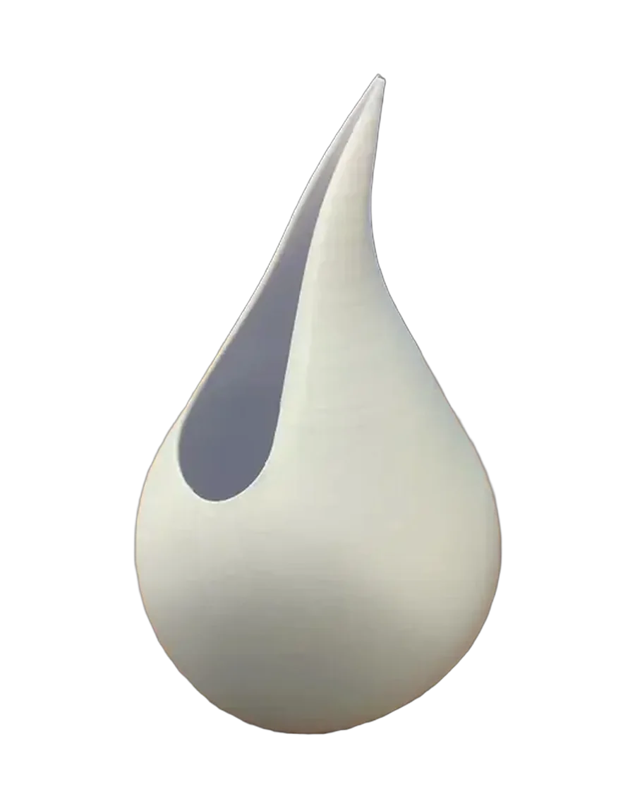 Regadera con forma de gota