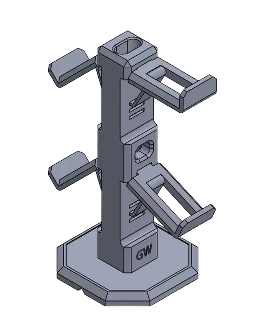 Soporte para auriculares y joysticks