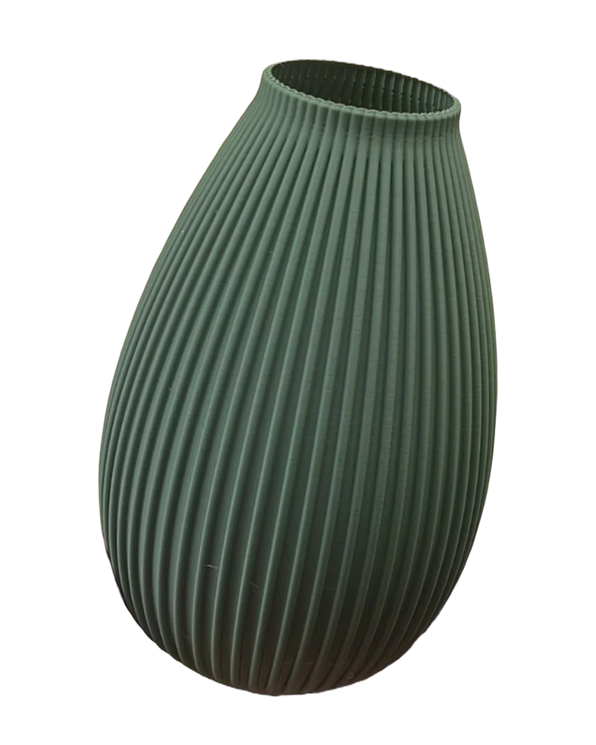 Florero acanalado